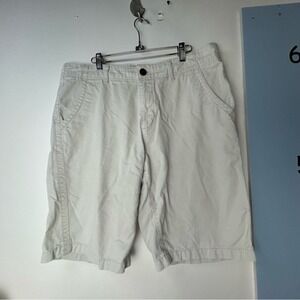 Urban Pipeline Creamy White Flat Front‎ Casual Cargo Shorts 36W Men's